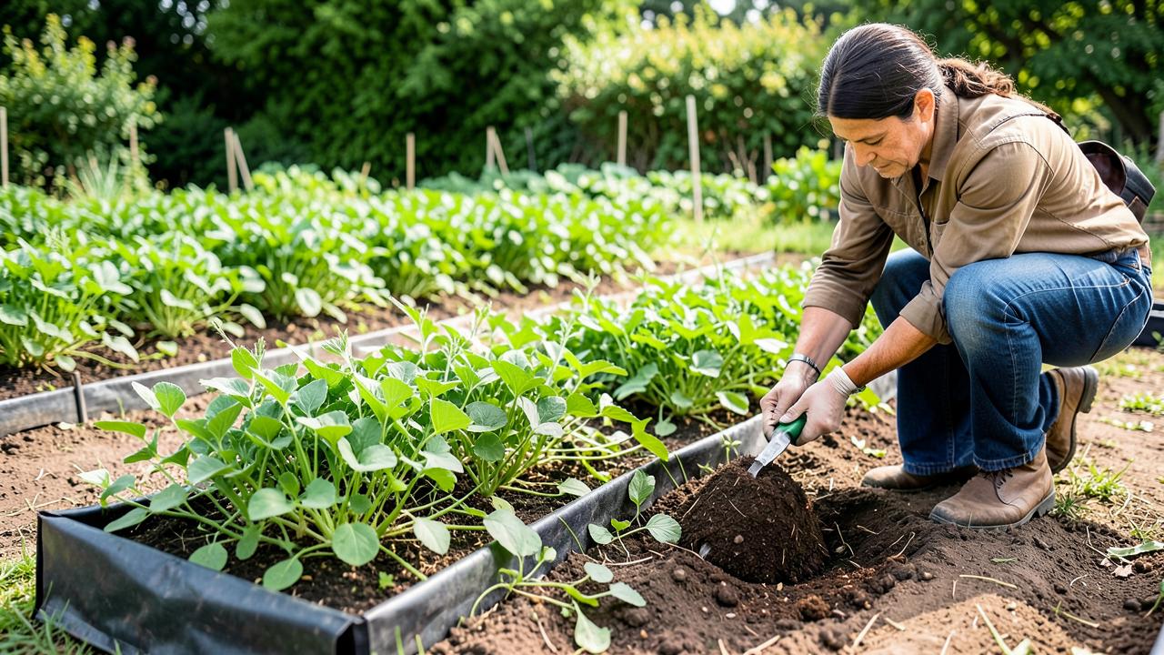 Editorial photograph illustrating building soil fertility with crop rotation