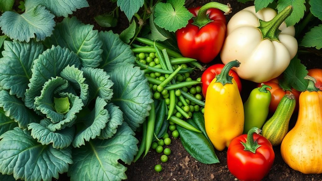 Editorial photograph illustrating cool season vs warm season crops