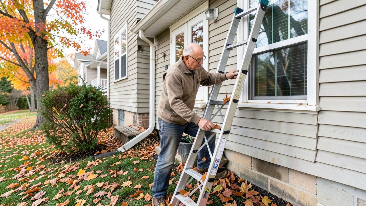 Editorial photograph illustrating fall home checklist that actually prevents winter damage