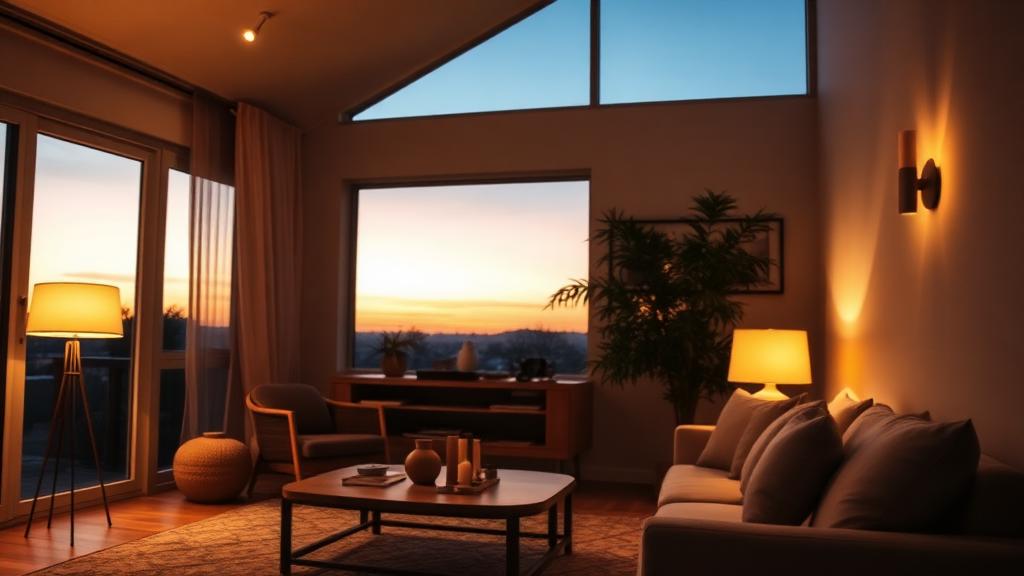 Editorial photograph illustrating home lighting design basics