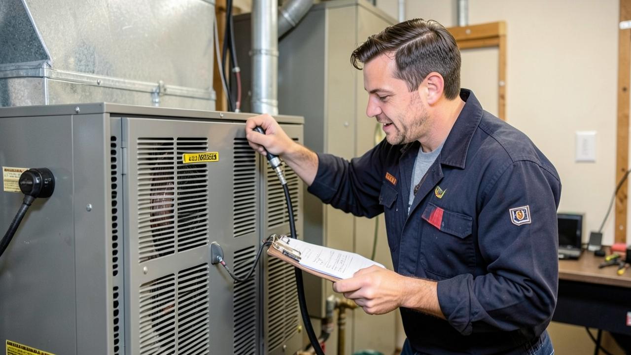 Editorial photograph illustrating hvac sizing and short cycling explained