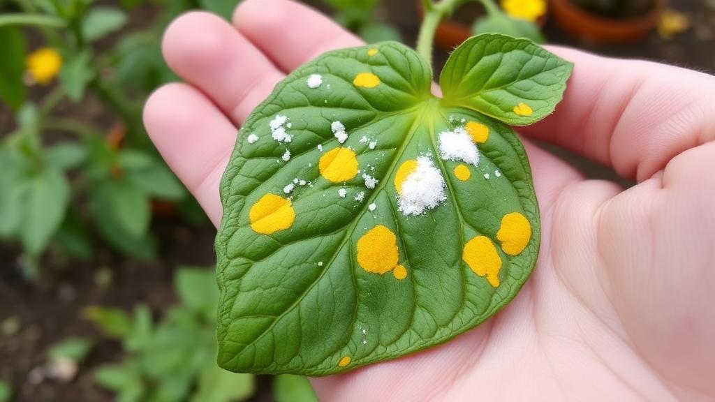 Editorial photograph illustrating plant disease identification basics