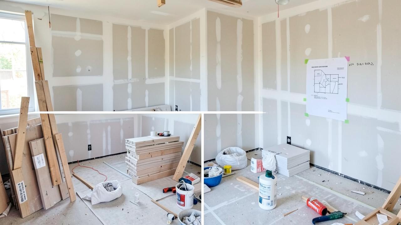Editorial photograph illustrating sequencing a whole house renovation on a budget
