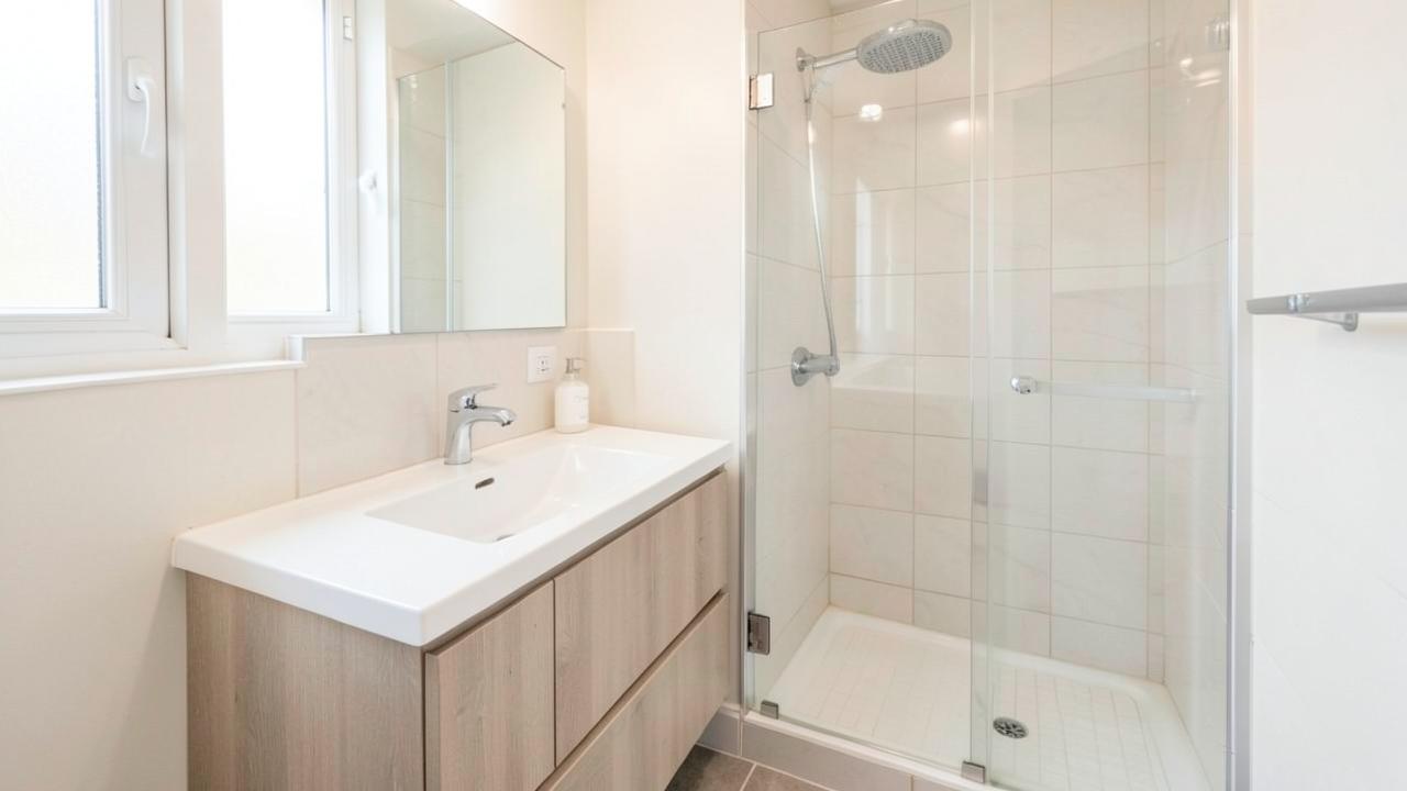 Editorial photograph illustrating small bathroom layout ideas that work
