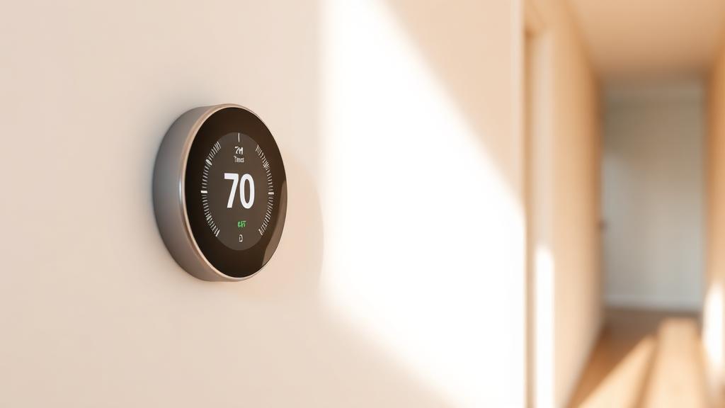 Editorial photograph illustrating smart thermostat savings reality