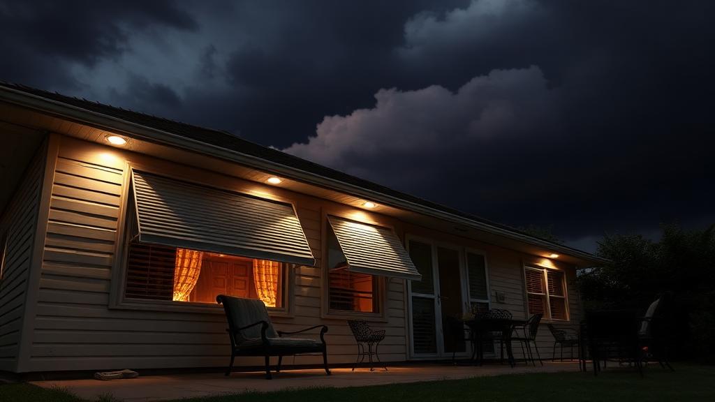 Editorial photograph illustrating storm proofing your home