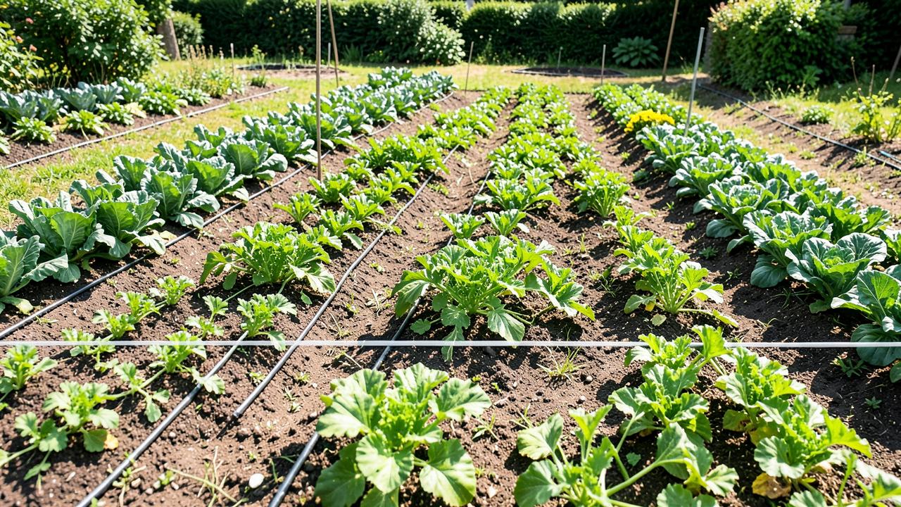 Editorial photograph illustrating succession planting for a longer harvest