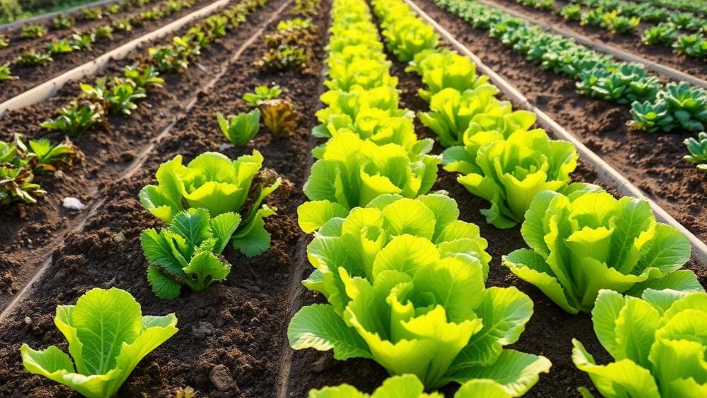 Editorial photograph illustrating succession planting schedule