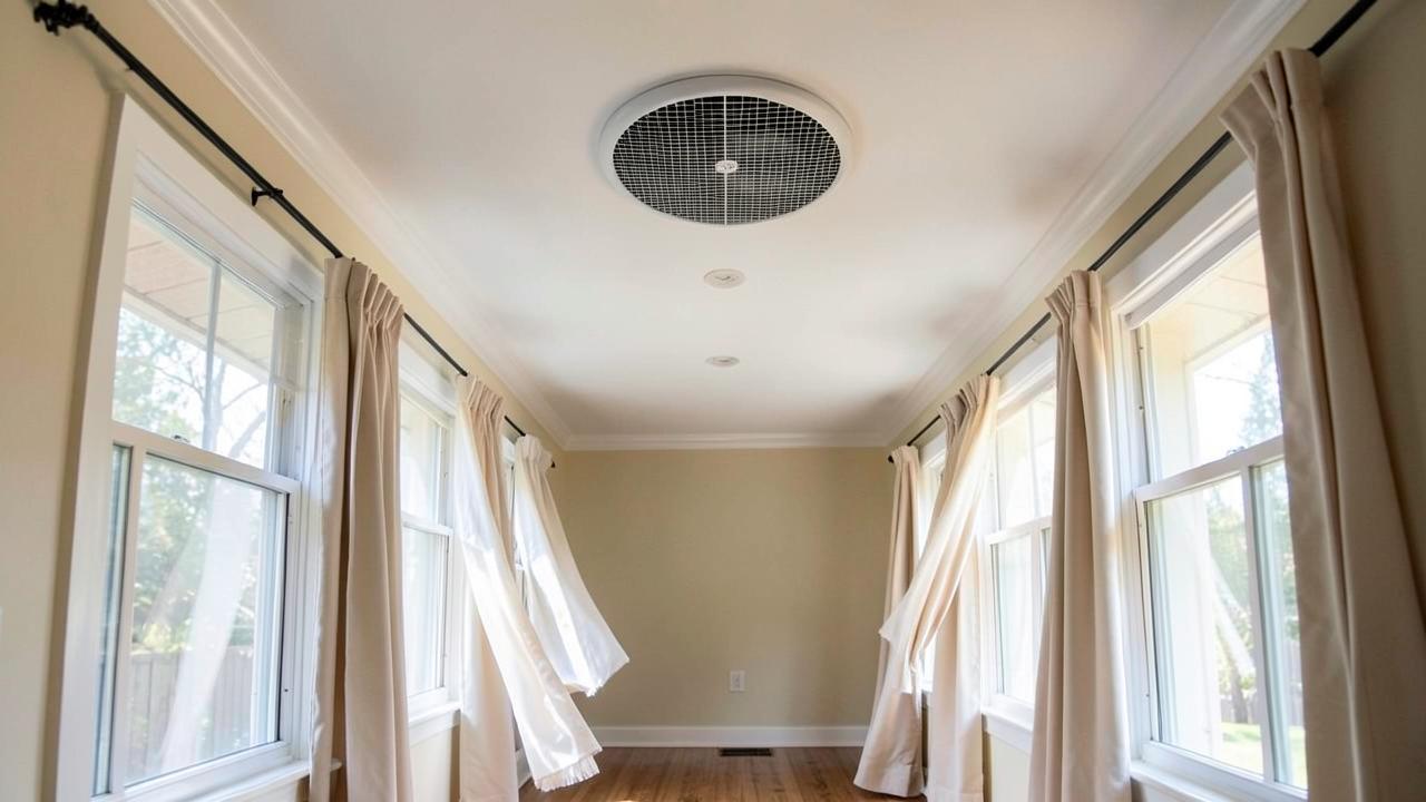 Editorial photograph illustrating whole house fans and ventilation strategies
