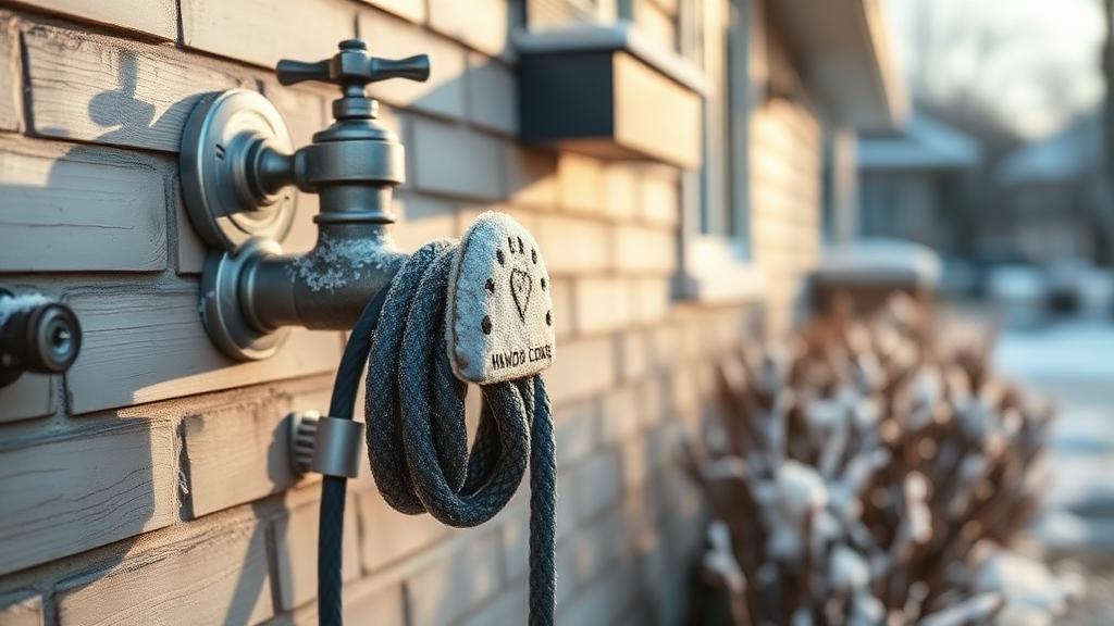 Editorial photograph illustrating winterizing your home checklist