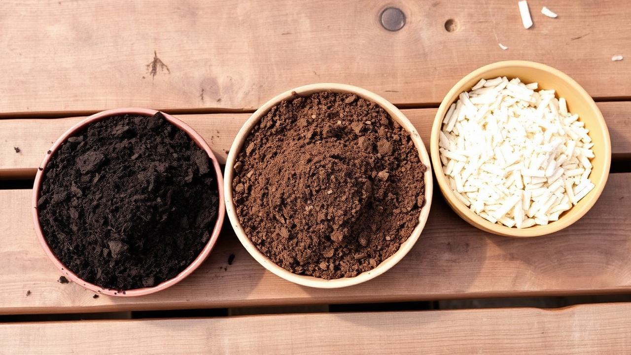 Topsoil and bagged garden soil compared side by side